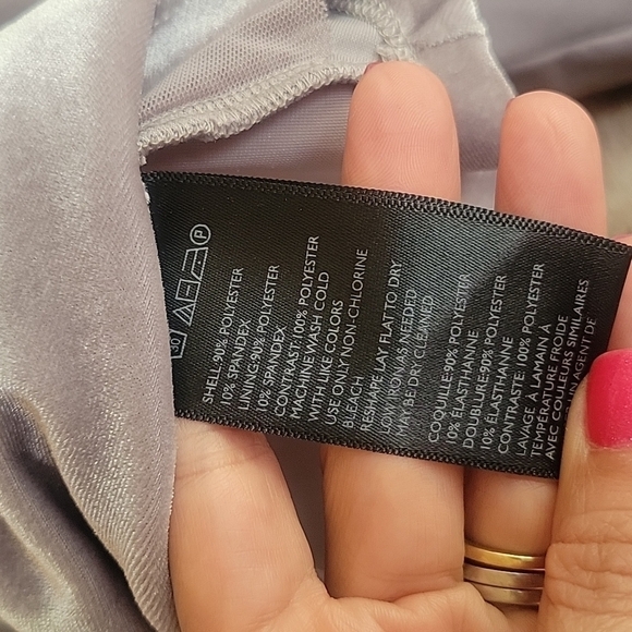 Urban Outfitters Marie Cinched Silver Velvet Top Size Small - Picture 6 of 7